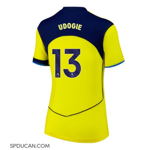 Zenski Nogometni Dres Tottenham Hotspur Destiny Udogie #13 Rezervni 2025-26 Kratak Rukav